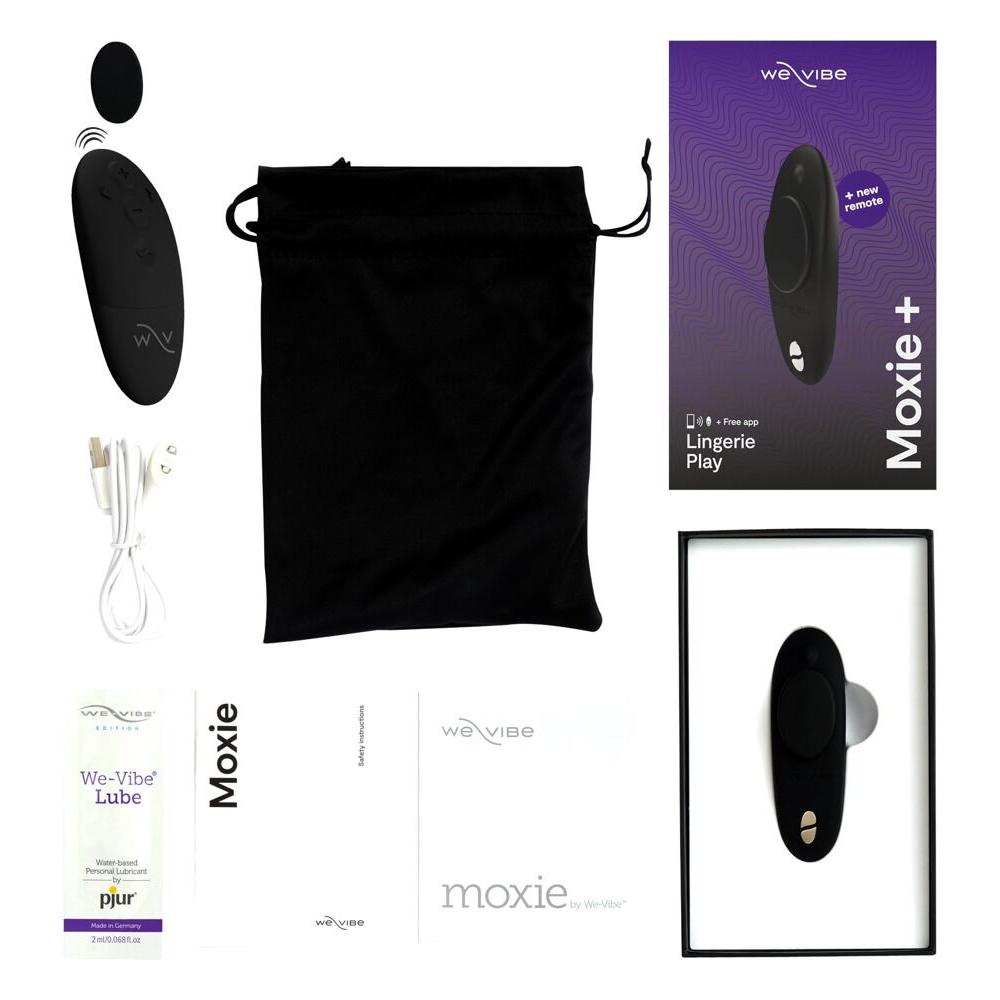Moxie+ Trusevibrator fra We-Vibe i Forførende Sort