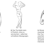 Moxie+ Trusevibrator fra We-Vibe i Forførende Sort