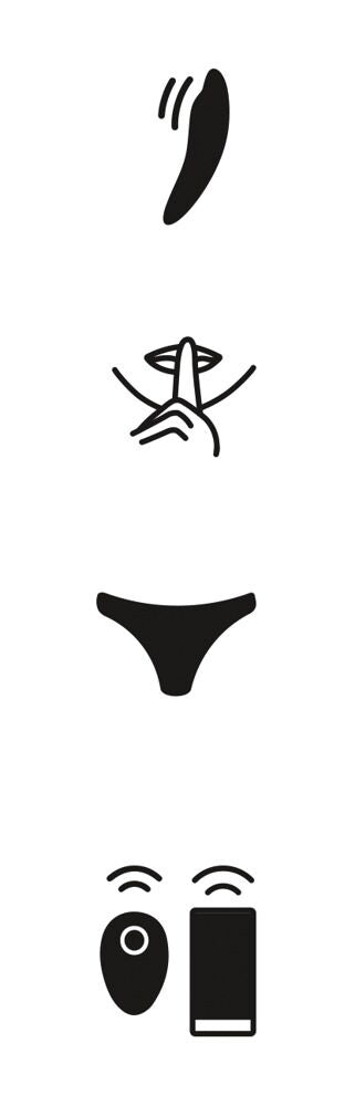 Moxie+ Trusevibrator fra We-Vibe i Forførende Sort