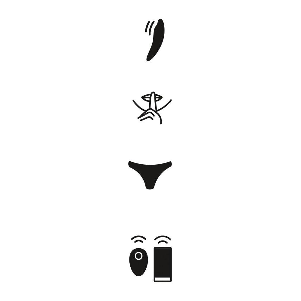 Moxie+ Trusevibrator fra We-Vibe i Forførende Sort