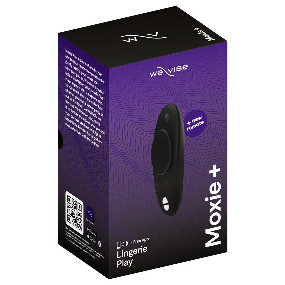 Moxie+ Trusevibrator fra We-Vibe i Forførende Sort