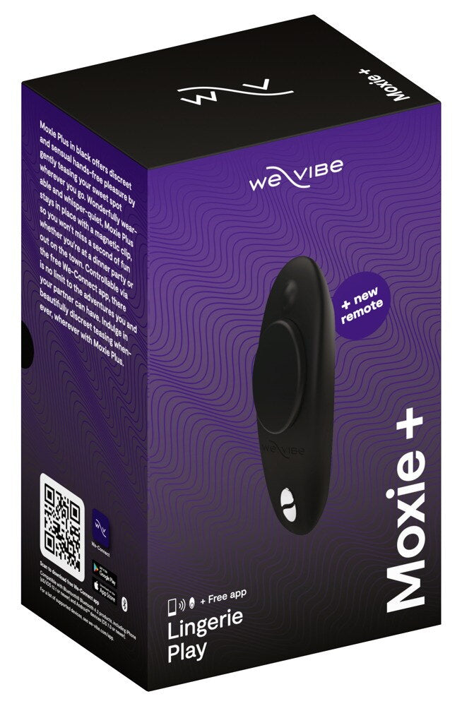 Moxie+ Trusevibrator fra We-Vibe i Forførende Sort
