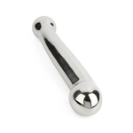 Elegant Eleven 17,5cm ståldildo med speilblank overflate og ergonomisk design.