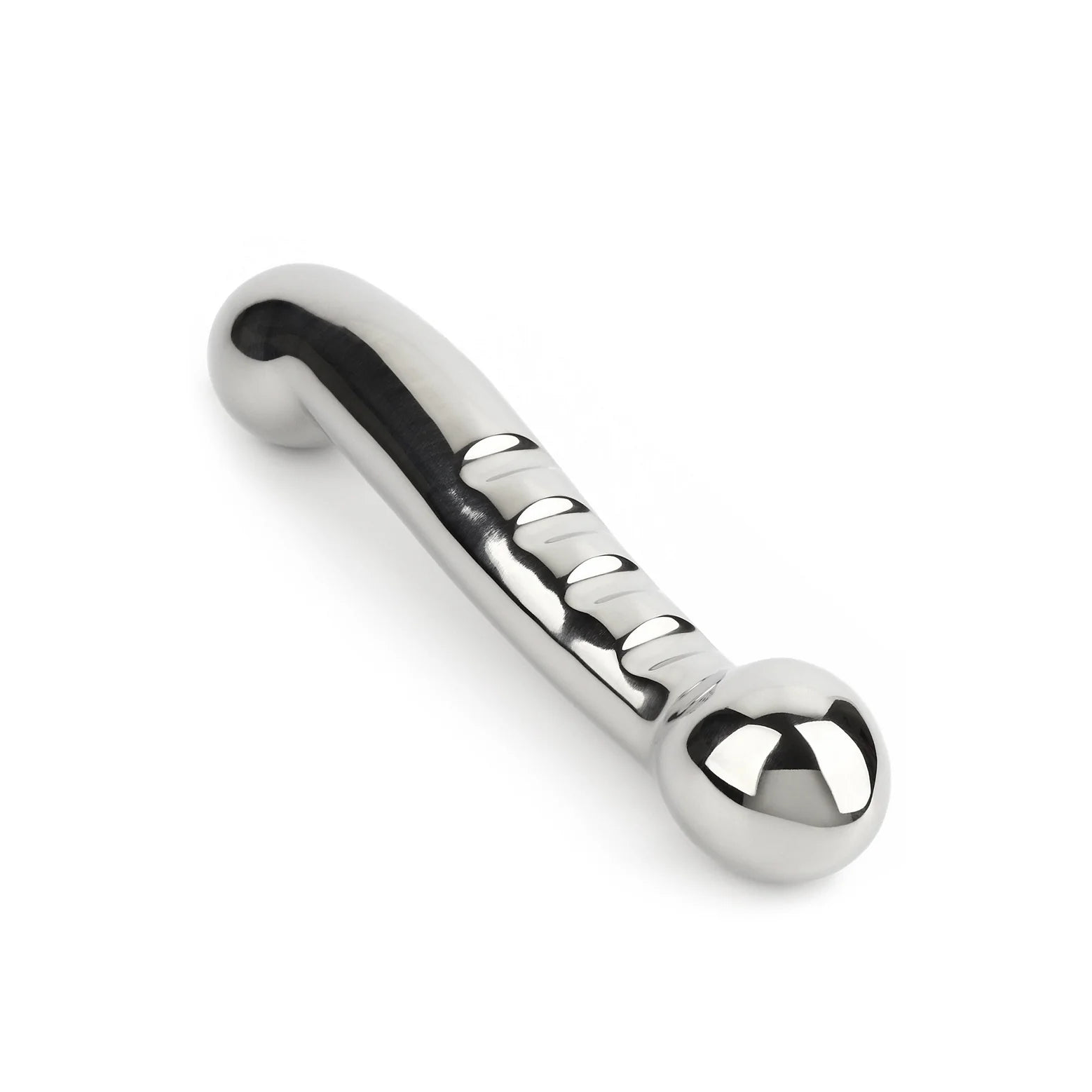 Elegant Eleven 17,5cm ståldildo med speilblank overflate og ergonomisk design.