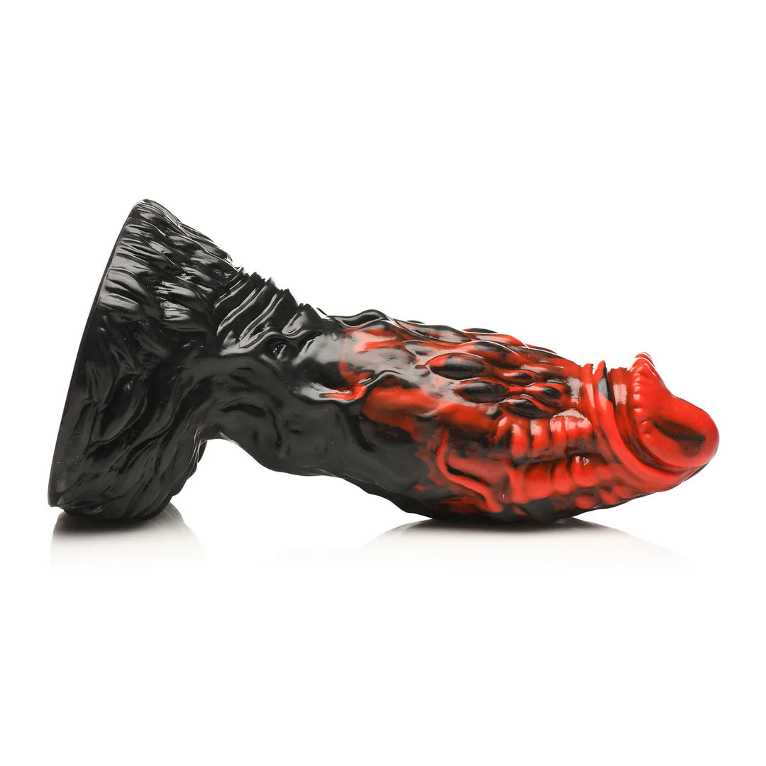 Vulcan Sort&Rød Fantasydildo