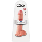 King Cock Stor Dildo med Baller - 10 Inch