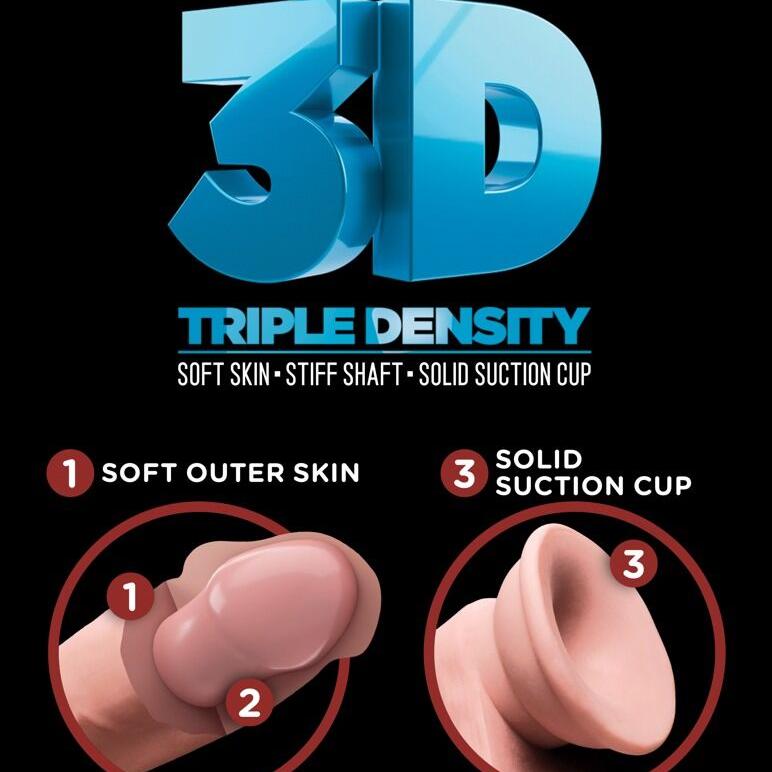 King Cock Plus Triple Density Dildo ? 6 Inch