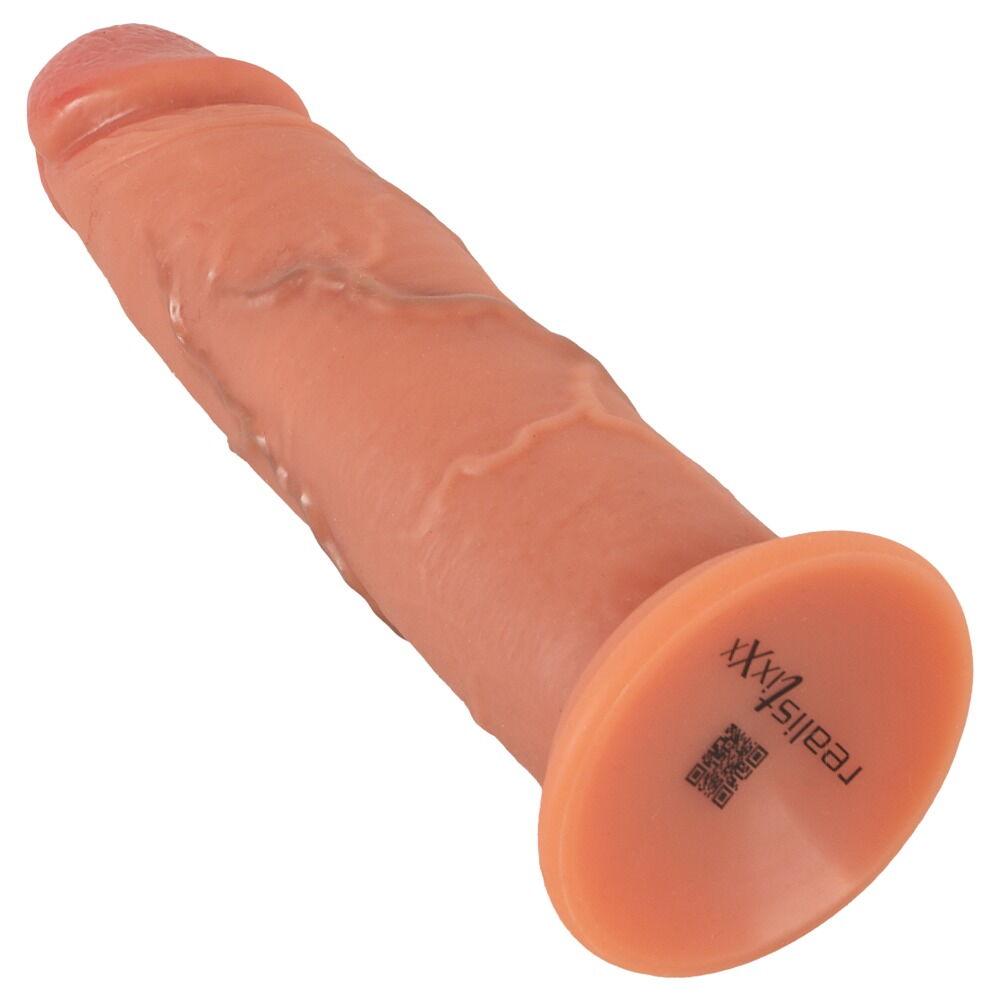 Real Skin Dildo med bevegelig overflate ? 20,5 cm