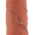 Real Skin Dildo med bevegelig overflate ? 20,5 cm