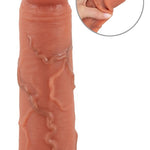 Real Skin Dildo med bevegelig overflate ? 20,5 cm