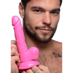 POP Rosa Dildo med Baller