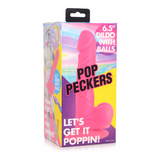POP Rosa Dildo med Baller