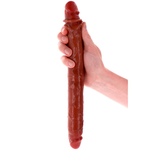 Foreskin Dobbeldildo - 35 cm