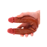 Foreskin Dobbeldildo - 35 cm