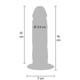 Foreskin Dong Naturtro Dildo - 15 cm