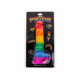 Rainbow Lover Dildo med Baller - 18 cm