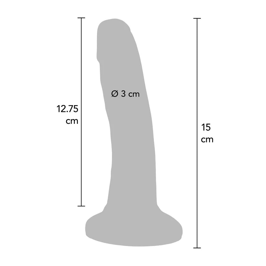 Happy Dicks Blå Dildo ? 15 cm