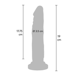 Happy Dicks Blå Dildo ? 19 cm