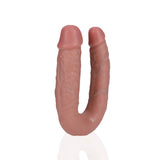 U-formet Dobbeldildo ? Flesh ? 12,7 cm