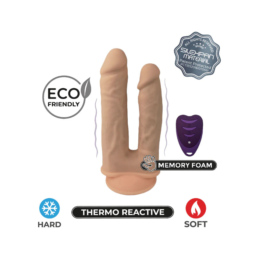 Vibrerende Duo Dobbeldildo ? 18+20 cm