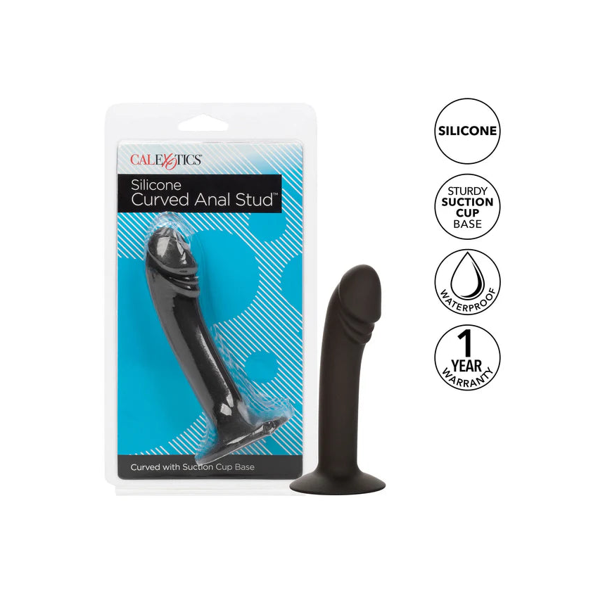 Curved Anal Stud Analdildo