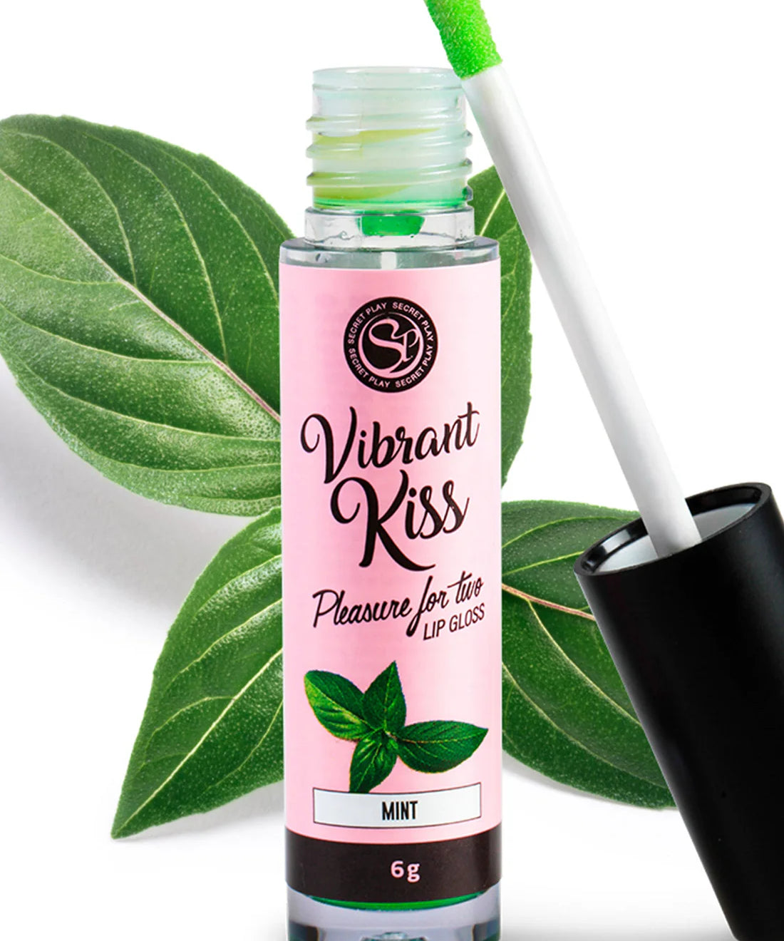 Vibrant Kiss Lip Gloss med smak av MINT fra Secret Play