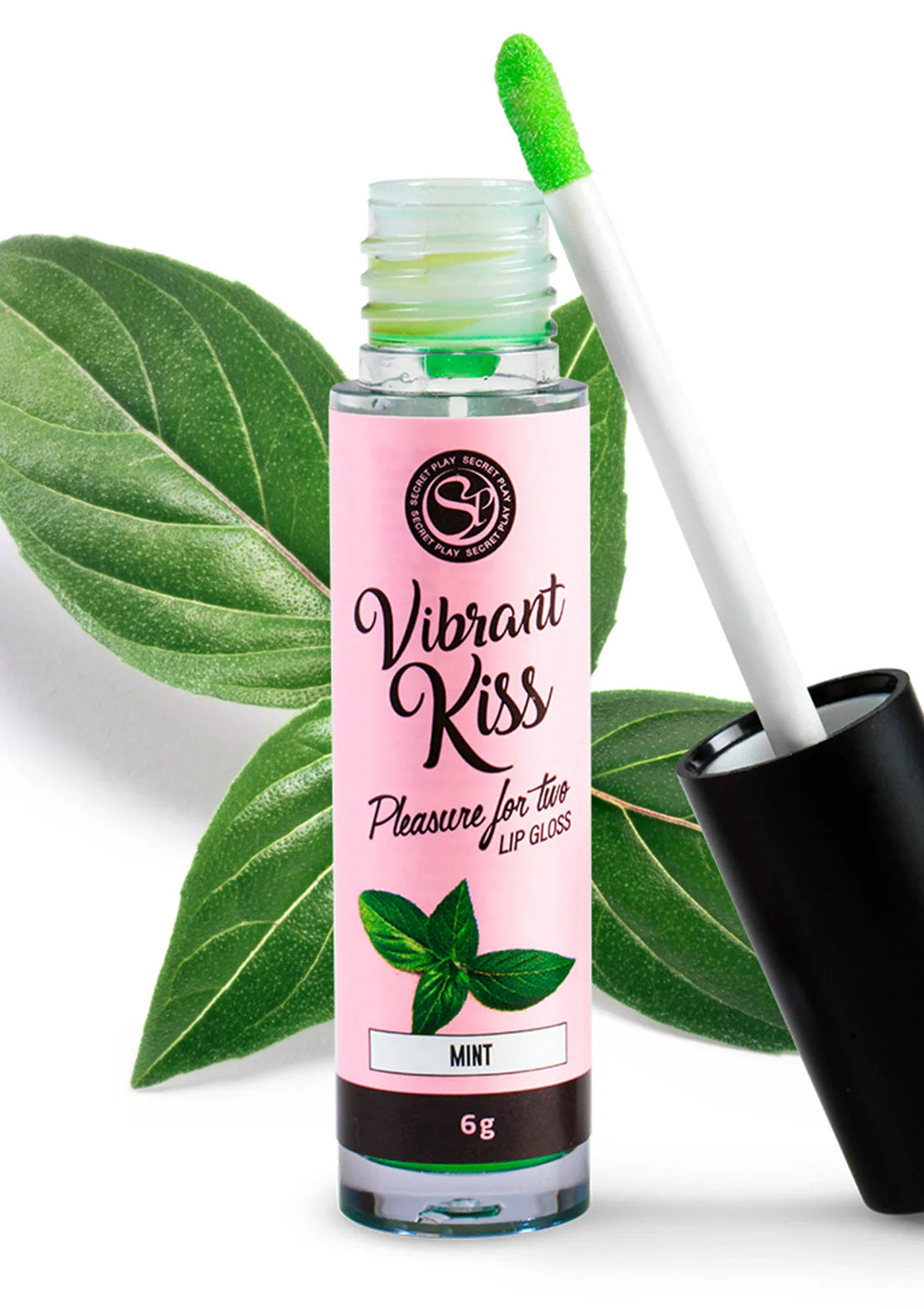 Vibrant Kiss Lip Gloss med smak av MINT fra Secret Play