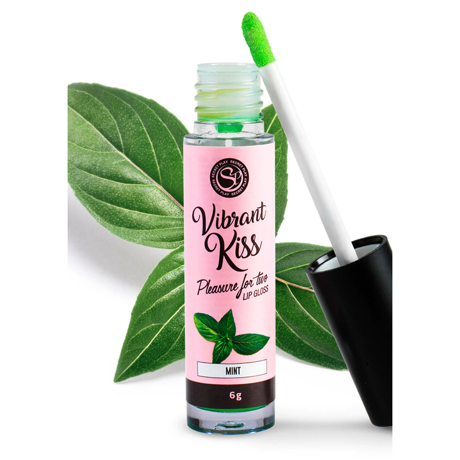 Vibrant Kiss Lip Gloss med smak av MINT fra Secret Play