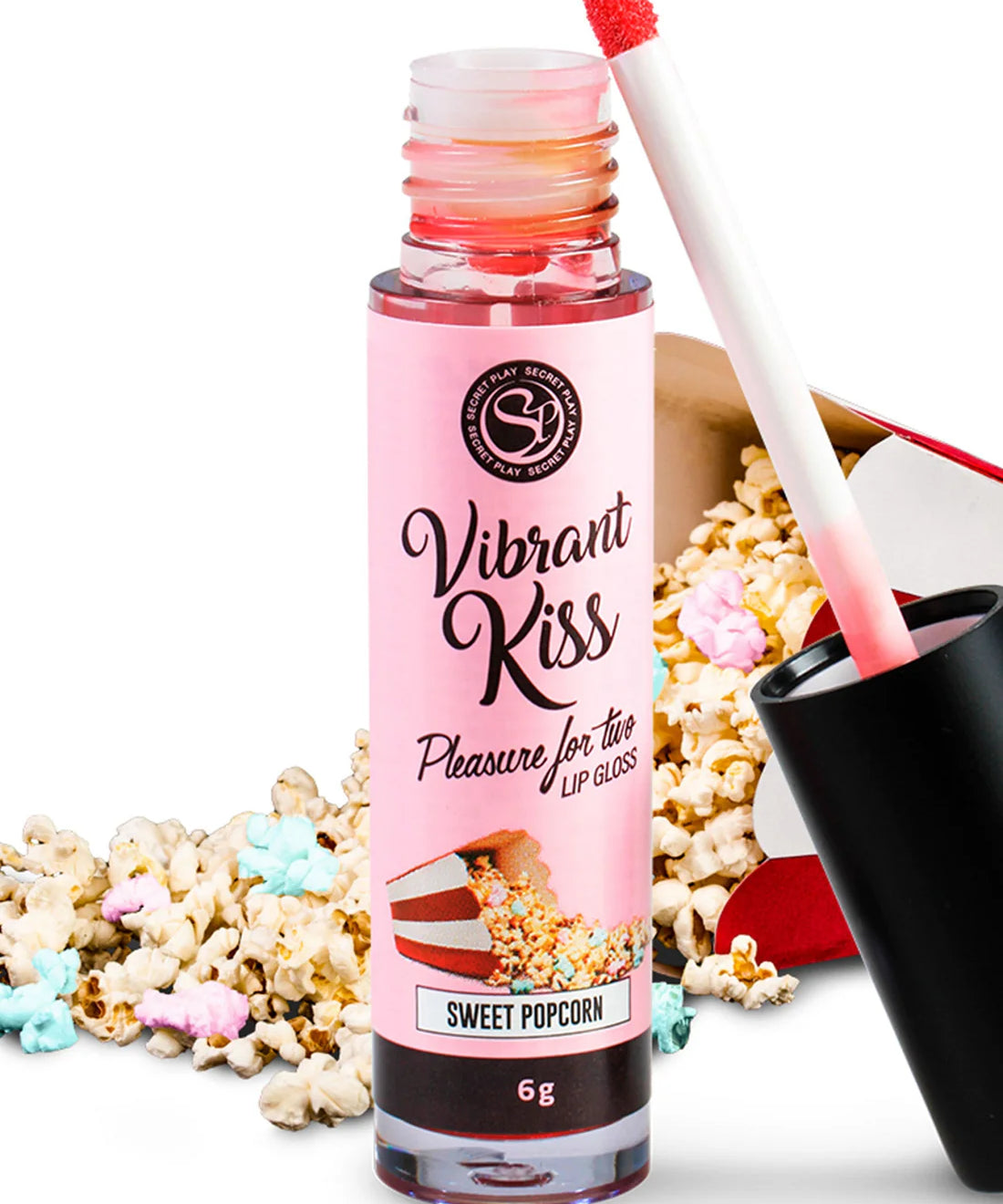 Lip Gloss Vibrant Kiss med smak av Sweet Popcorn