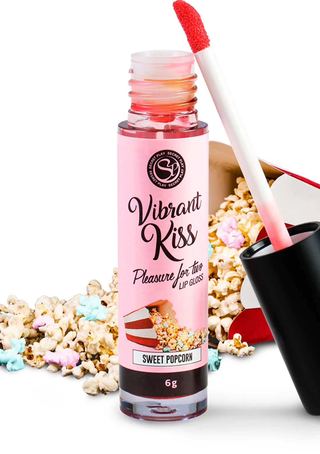 Lip Gloss Vibrant Kiss med smak av Sweet Popcorn