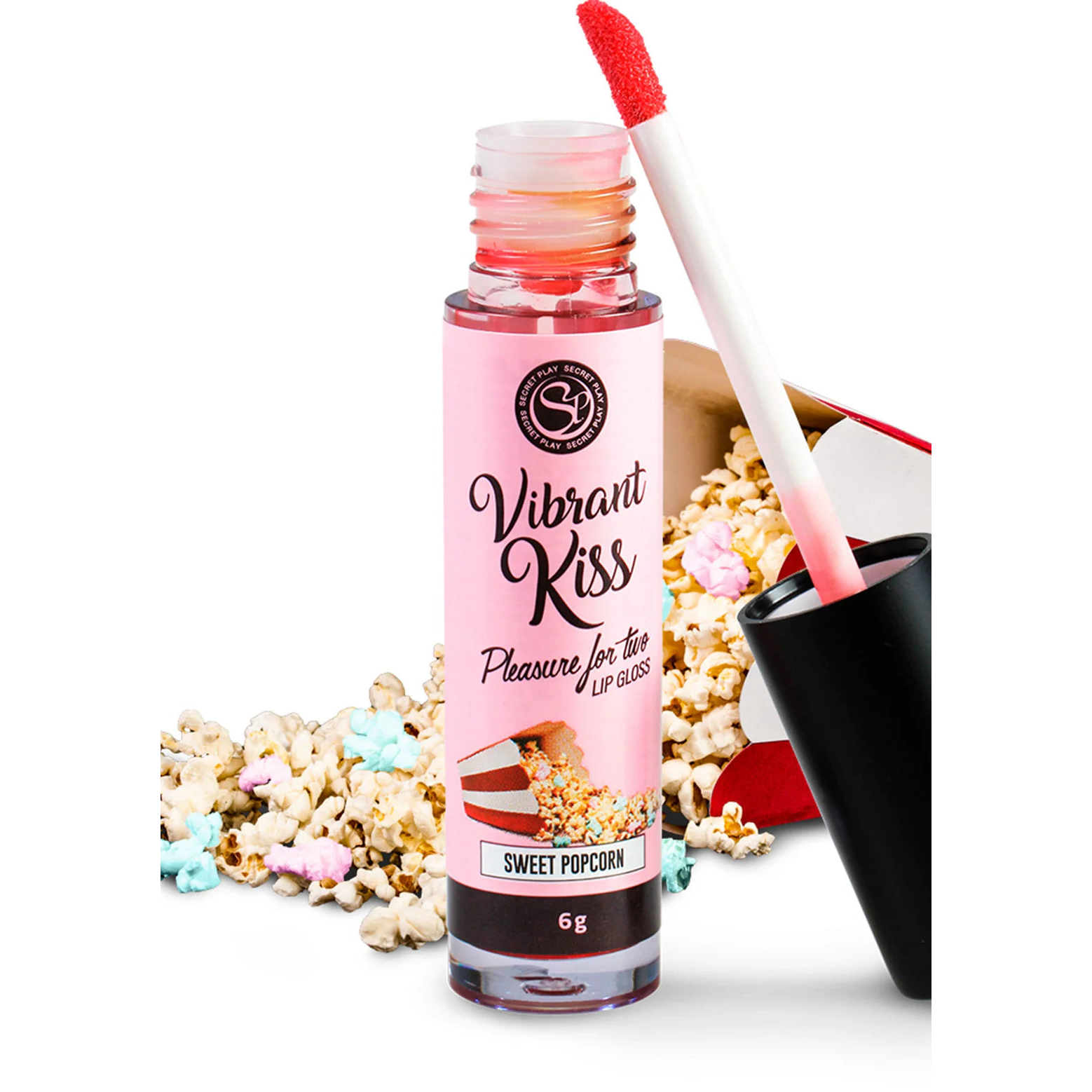 Lip Gloss Vibrant Kiss med smak av Sweet Popcorn