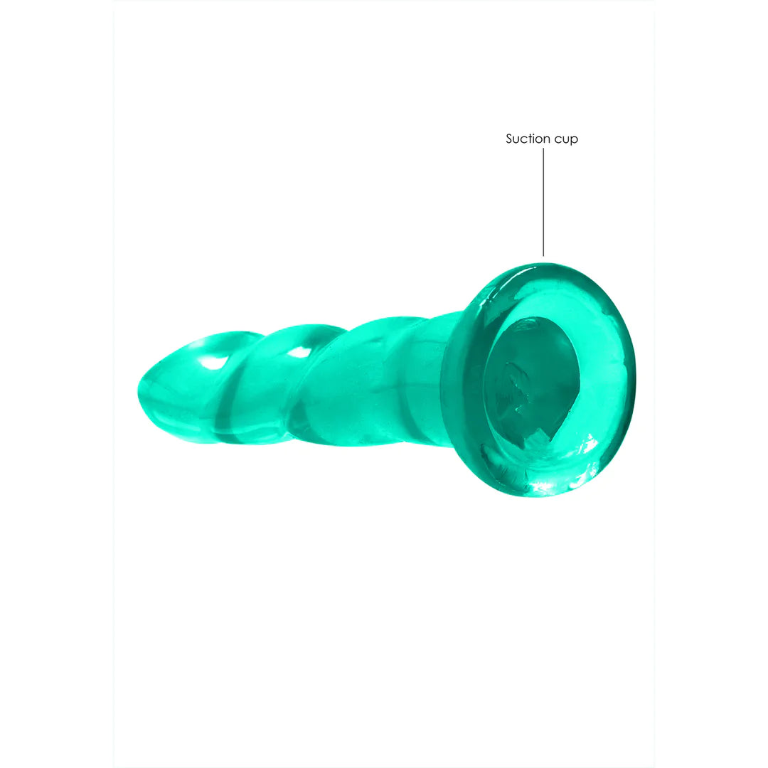 Turkis dildo med sugekopp ? 17 cm farget glede