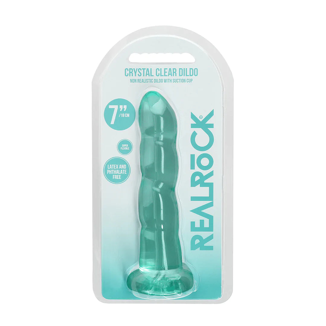Turkis dildo med sugekopp ? 17 cm farget glede