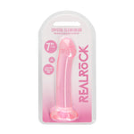 Gjennomsiktig dildo med tykk topp ? 17 cm intens glede