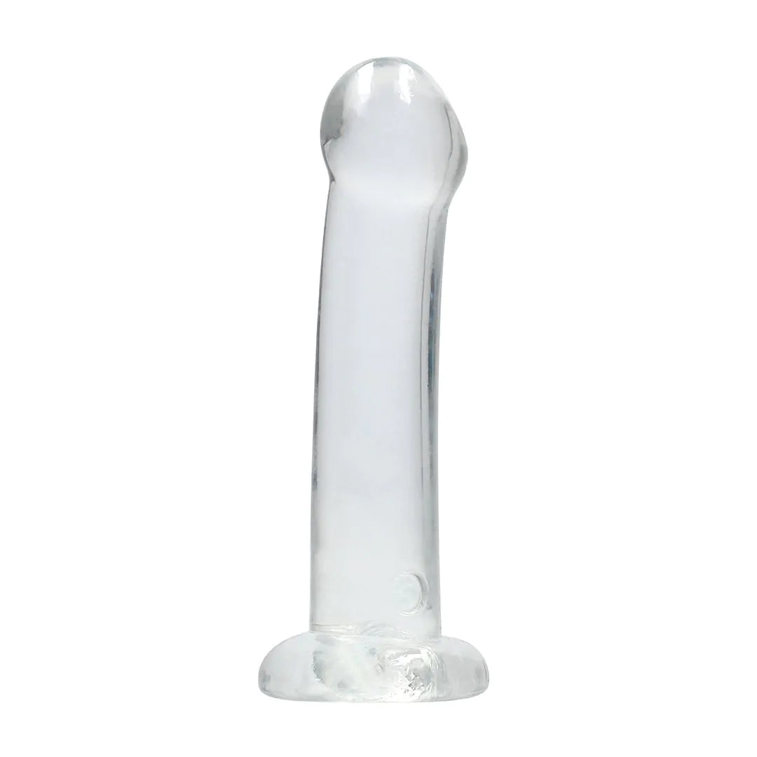 Krystallklar dildo med tykk tupp ? 17 cm intens glede