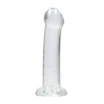 Krystallklar dildo med tykk tupp ? 17 cm intens glede