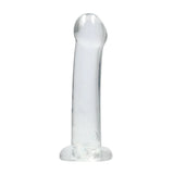 Krystallklar dildo med tykk tupp ? 17 cm intens glede