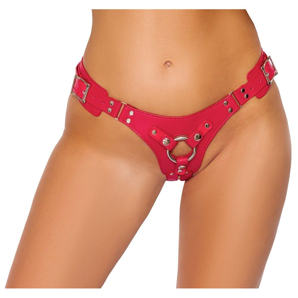 Rød Strap-on sele