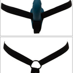 3-delt Strap-On Set med Vibrator