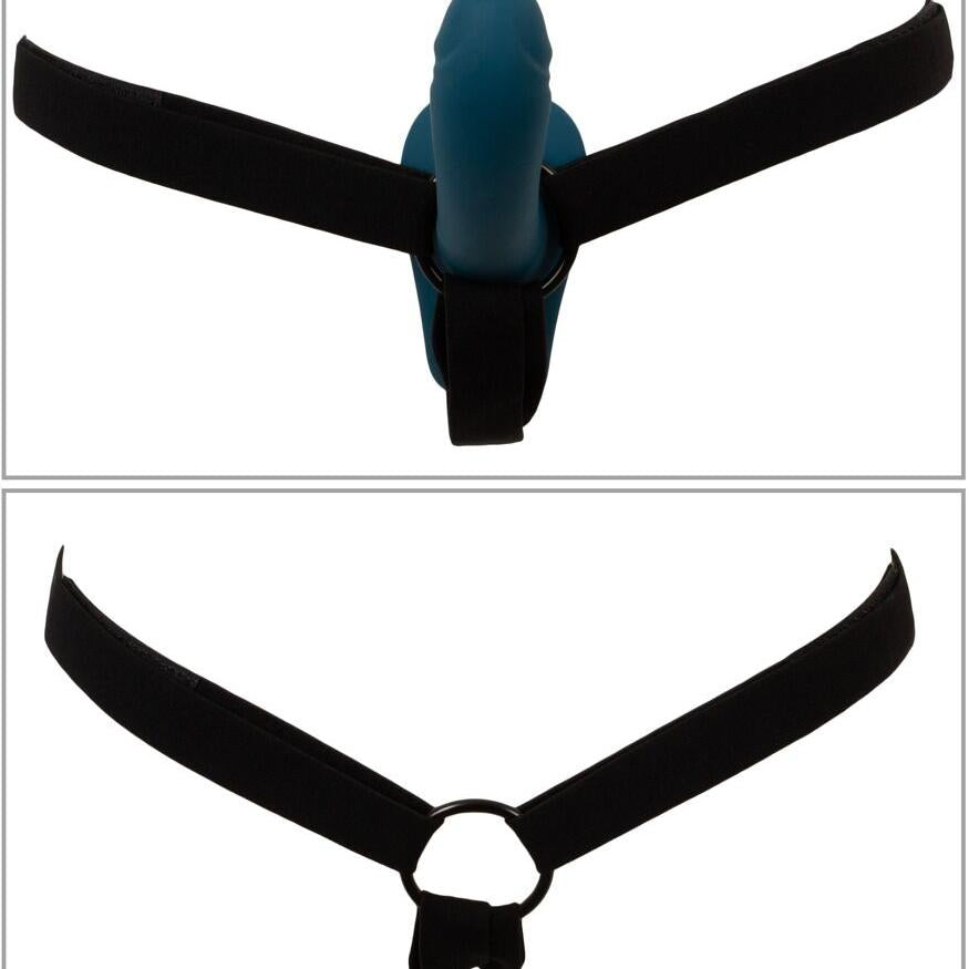 3-delt Strap-On Set med Vibrator