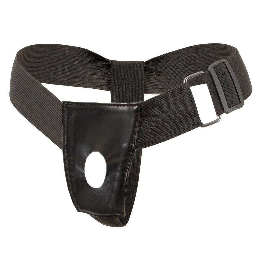 3-delt Strap-On Set med Støtvibrator, Harness og Fjernkontroll