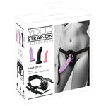 4-delt Strap-On Set med Harness og 3 Utbyttbare Dildoer