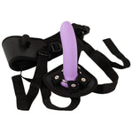 4-delt Strap-On Set med Harness og 3 Utbyttbare Dildoer