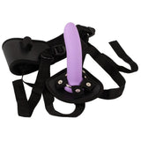 4-delt Strap-On Set med Harness og 3 Utbyttbare Dildoer