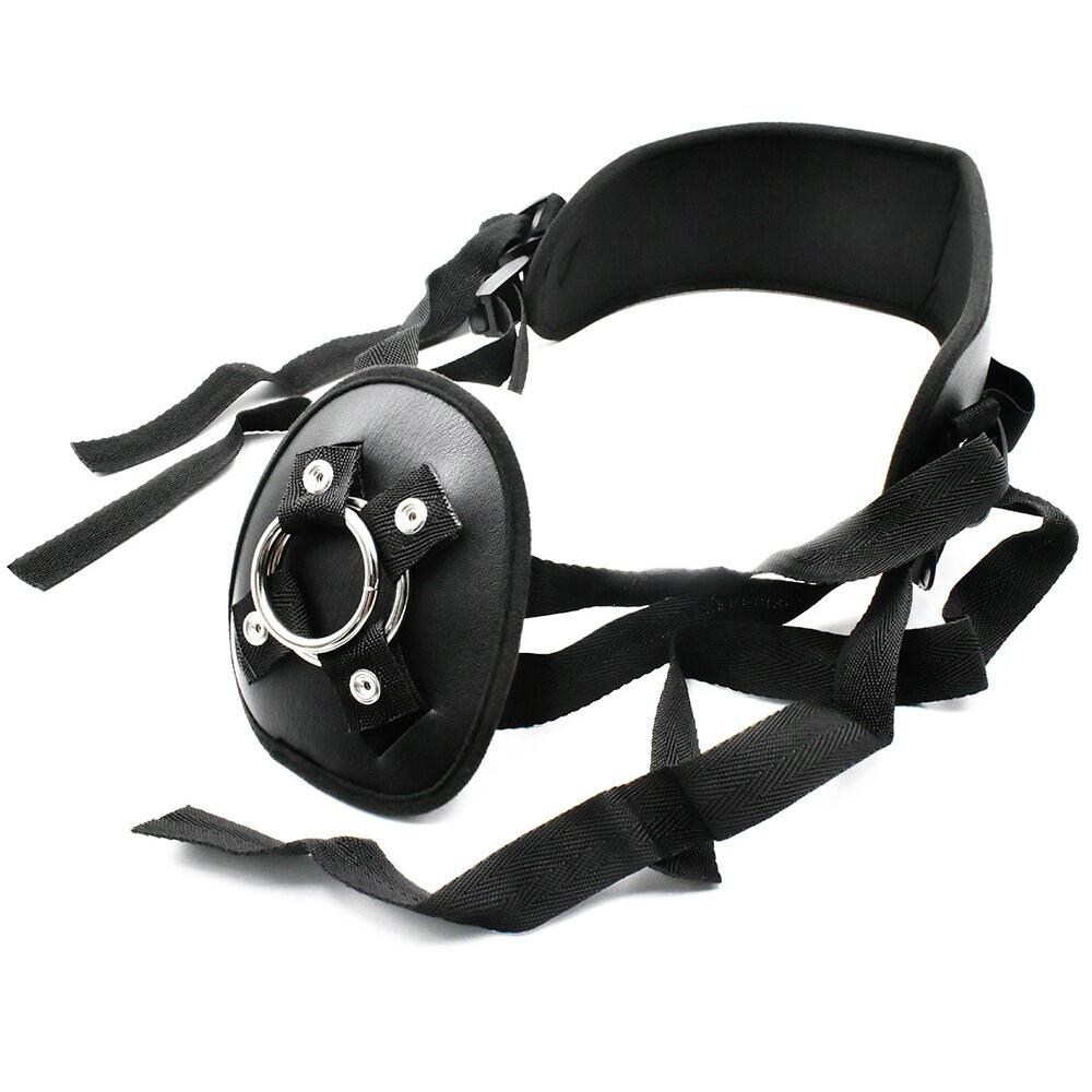 4-delt Strap-On Set med Harness og 3 Utbyttbare Dildoer