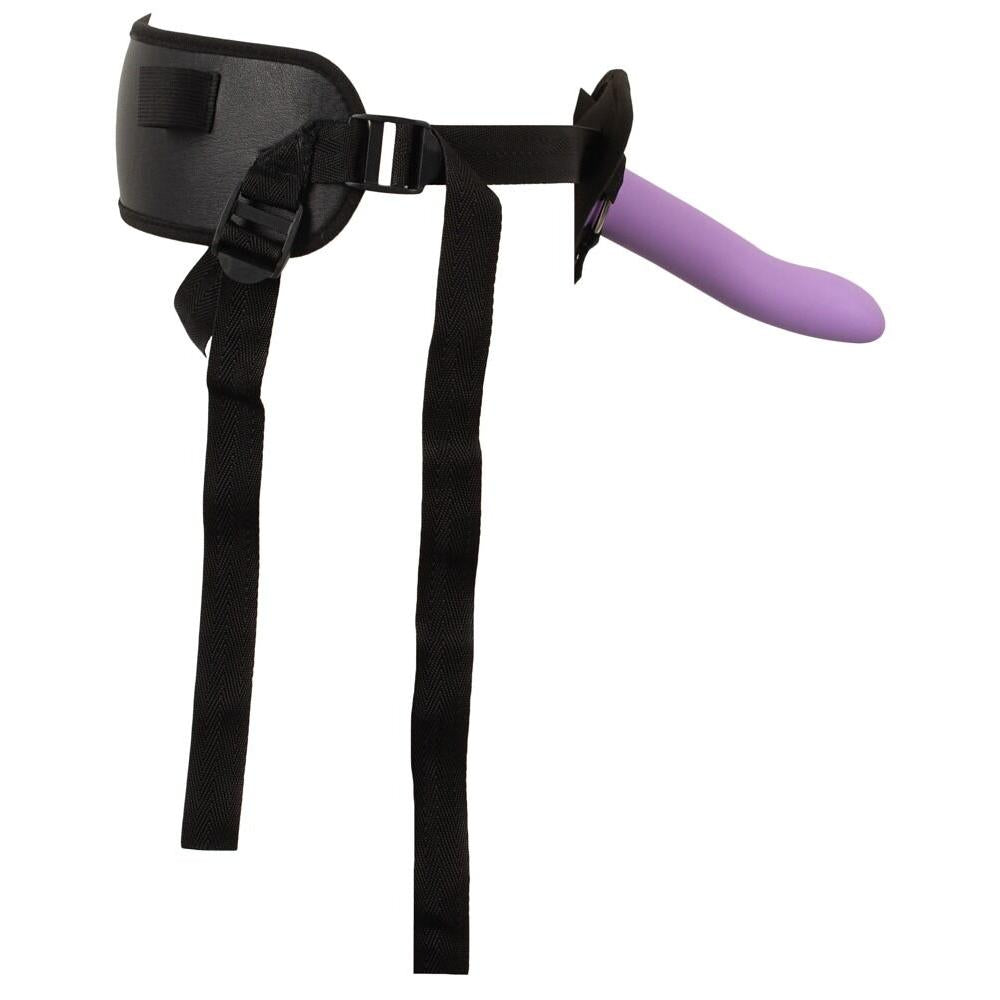 4-delt Strap-On Set med Harness og 3 Utbyttbare Dildoer
