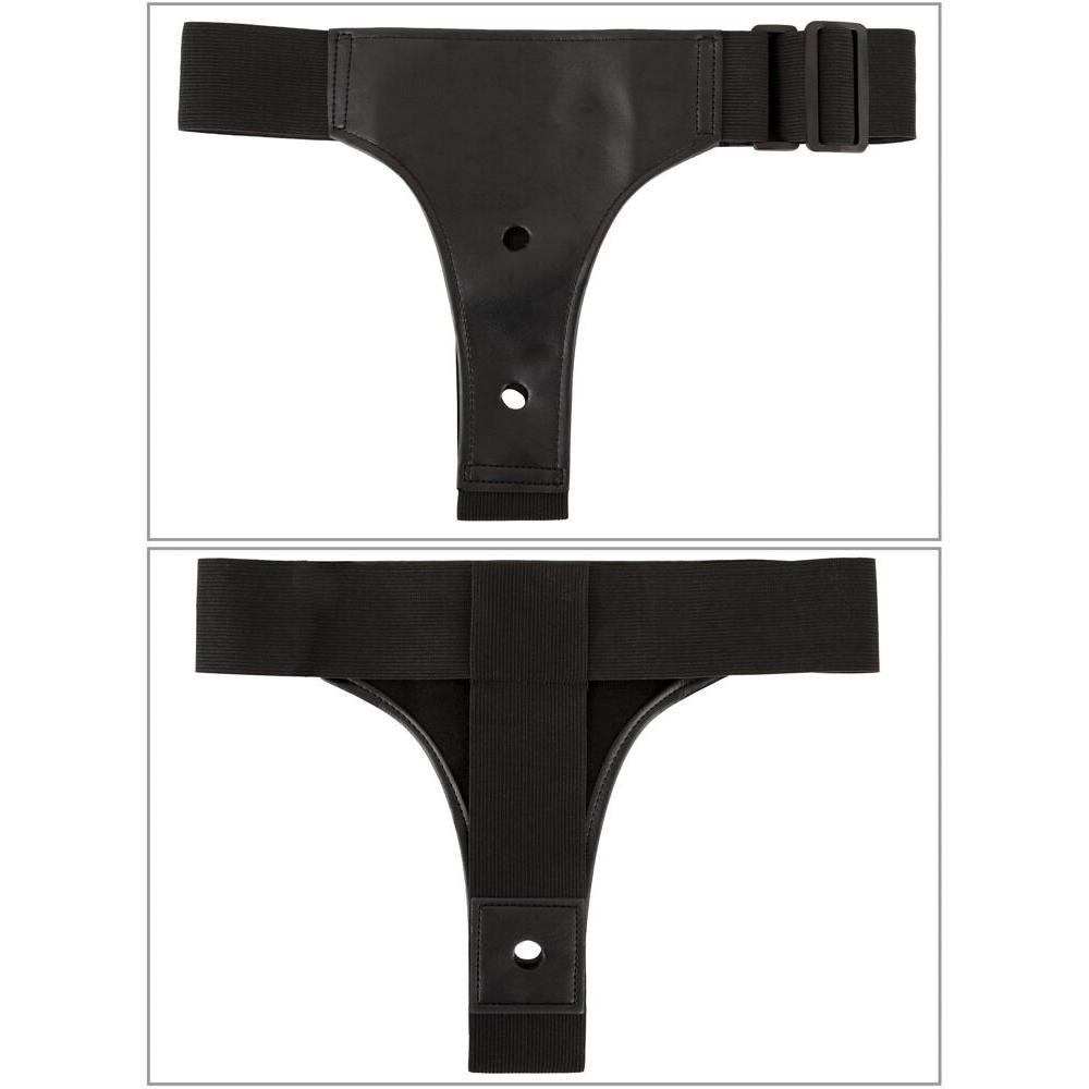 4-delt Strap-On Set med String, RC-Vibrator og 2 Dildoer