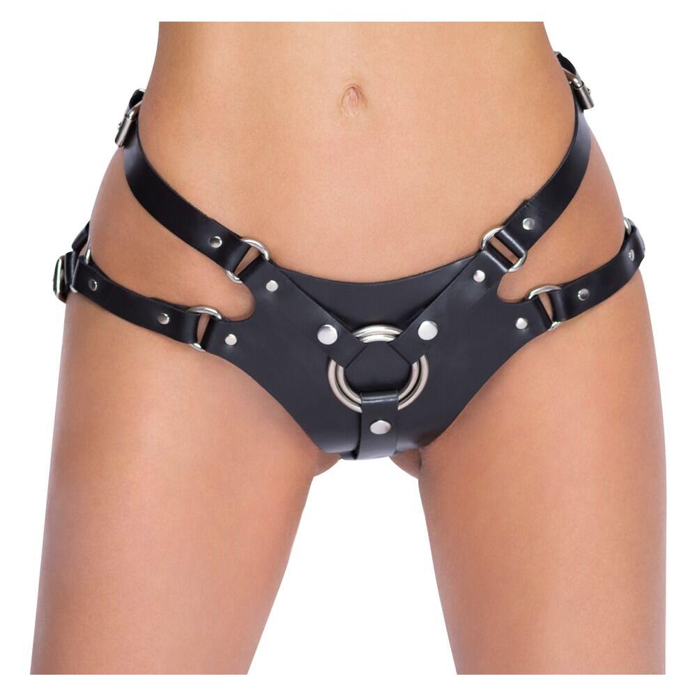 Justérbar Strap-On i Lær
