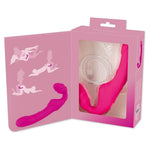 Strapless Strap-On med Vibrasjon
