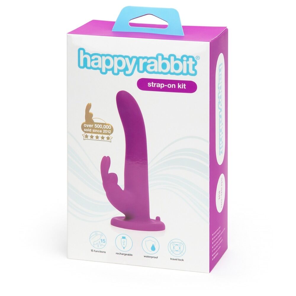 Vibrerende Strap-on fra HappyRabbit